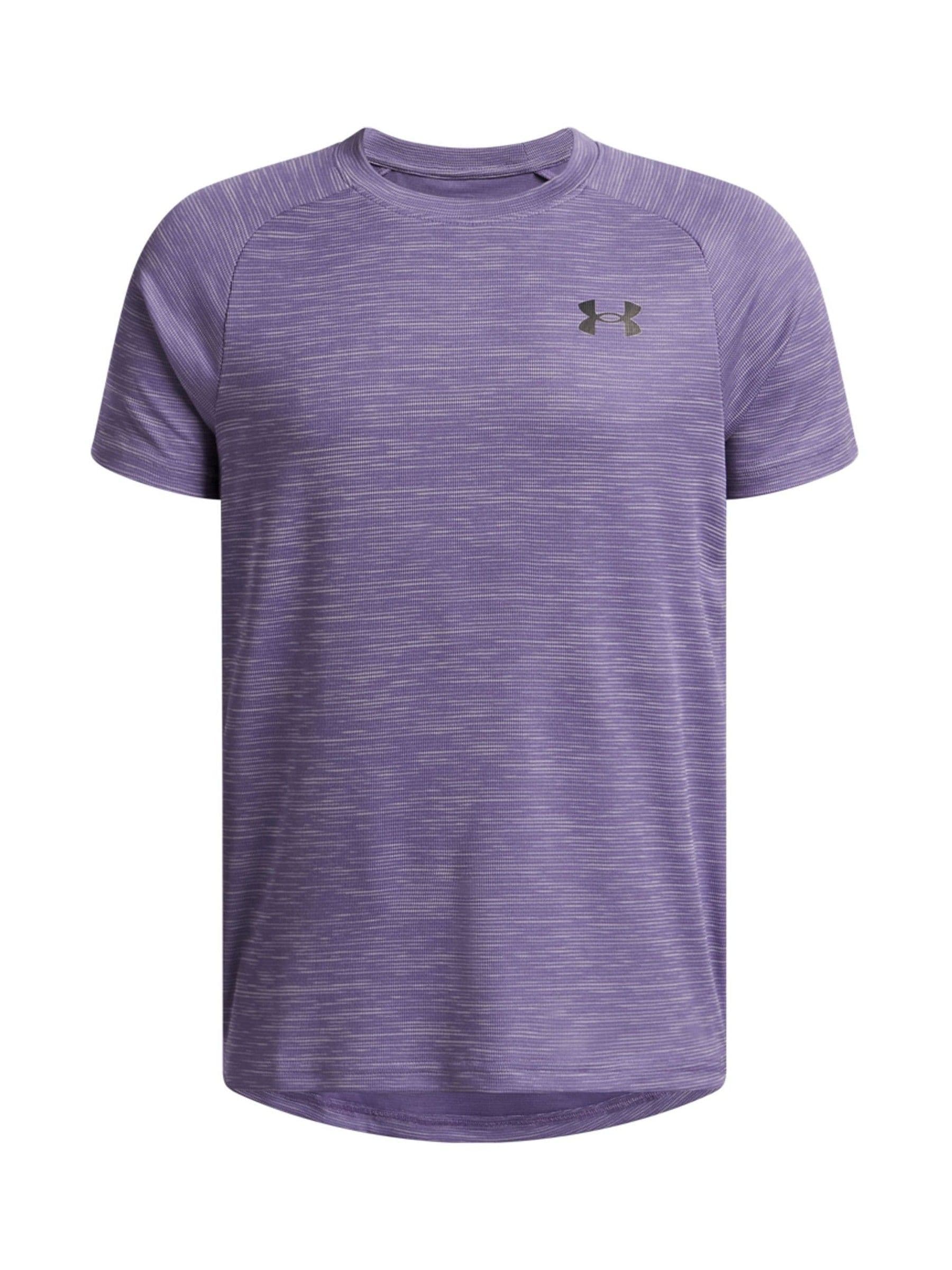 Dsiney Kidz - Under Armour Purple Tech Textured Short Sleeve 100% Cotton T-Shirt image 1