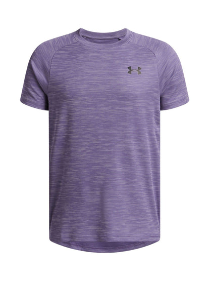 Dsiney Kidz - Under Armour Purple Tech Textured Short Sleeve 100% Cotton T-Shirt image 1