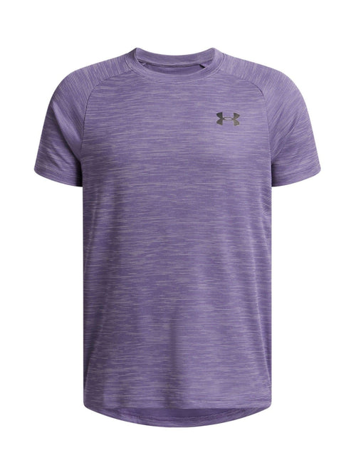 Dsiney Kidz - Under Armour Purple Tech Textured Short Sleeve 100% Cotton T-Shirt image 1