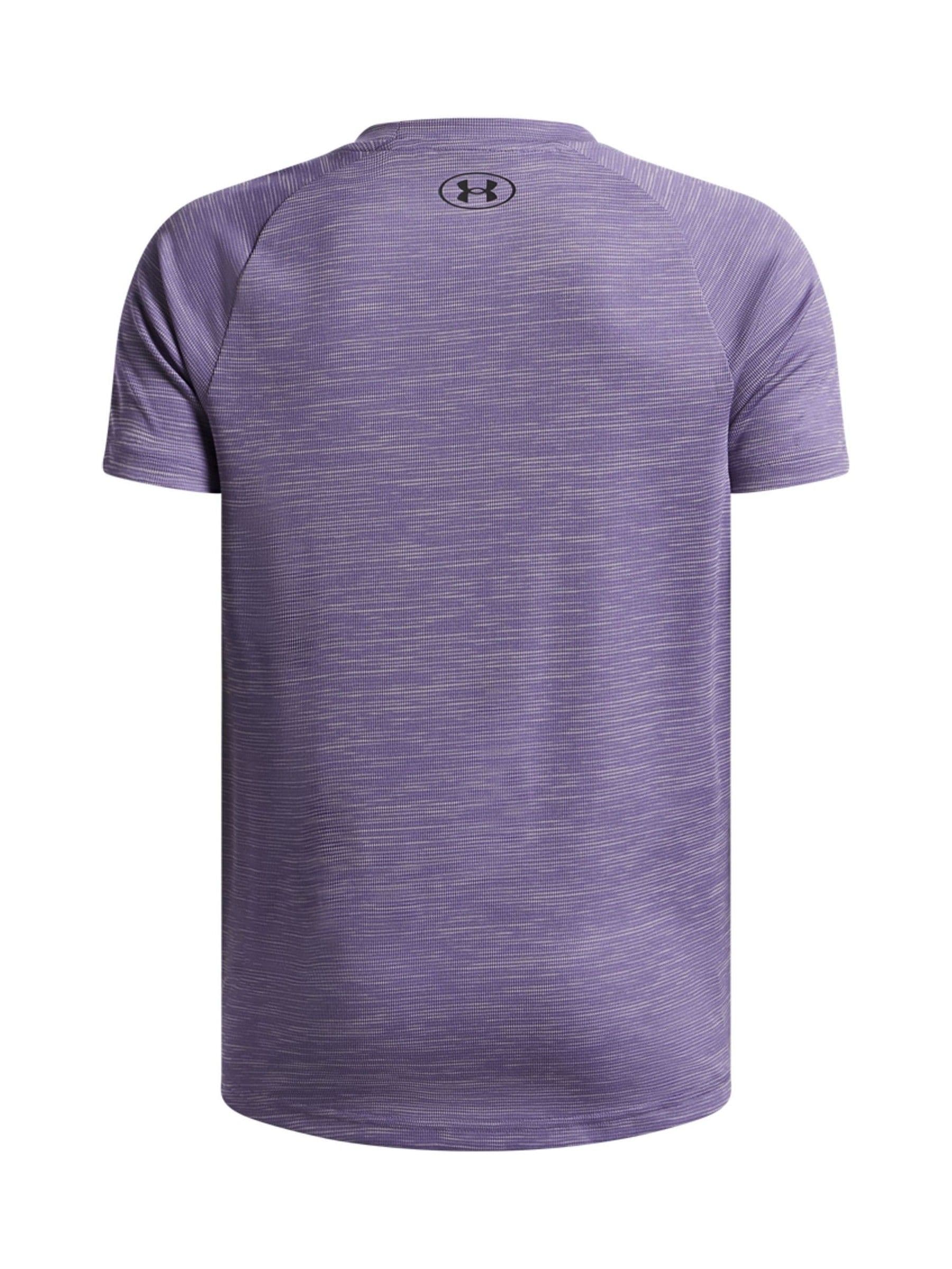 Dsiney Kidz - Under Armour Purple Tech Textured Short Sleeve 100% Cotton T-Shirt image 2