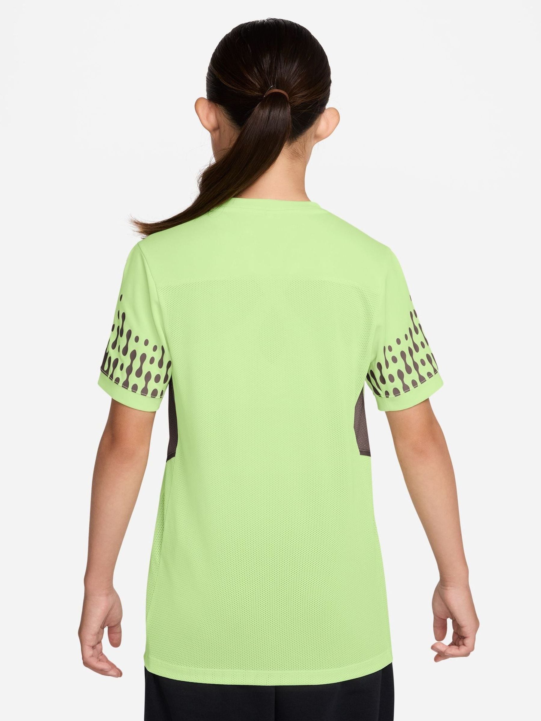 Dsiney Kidz - Nike Liquid Lime Kylian Mbappé Academy Dri-FIT Soccer T-Shirt image 2