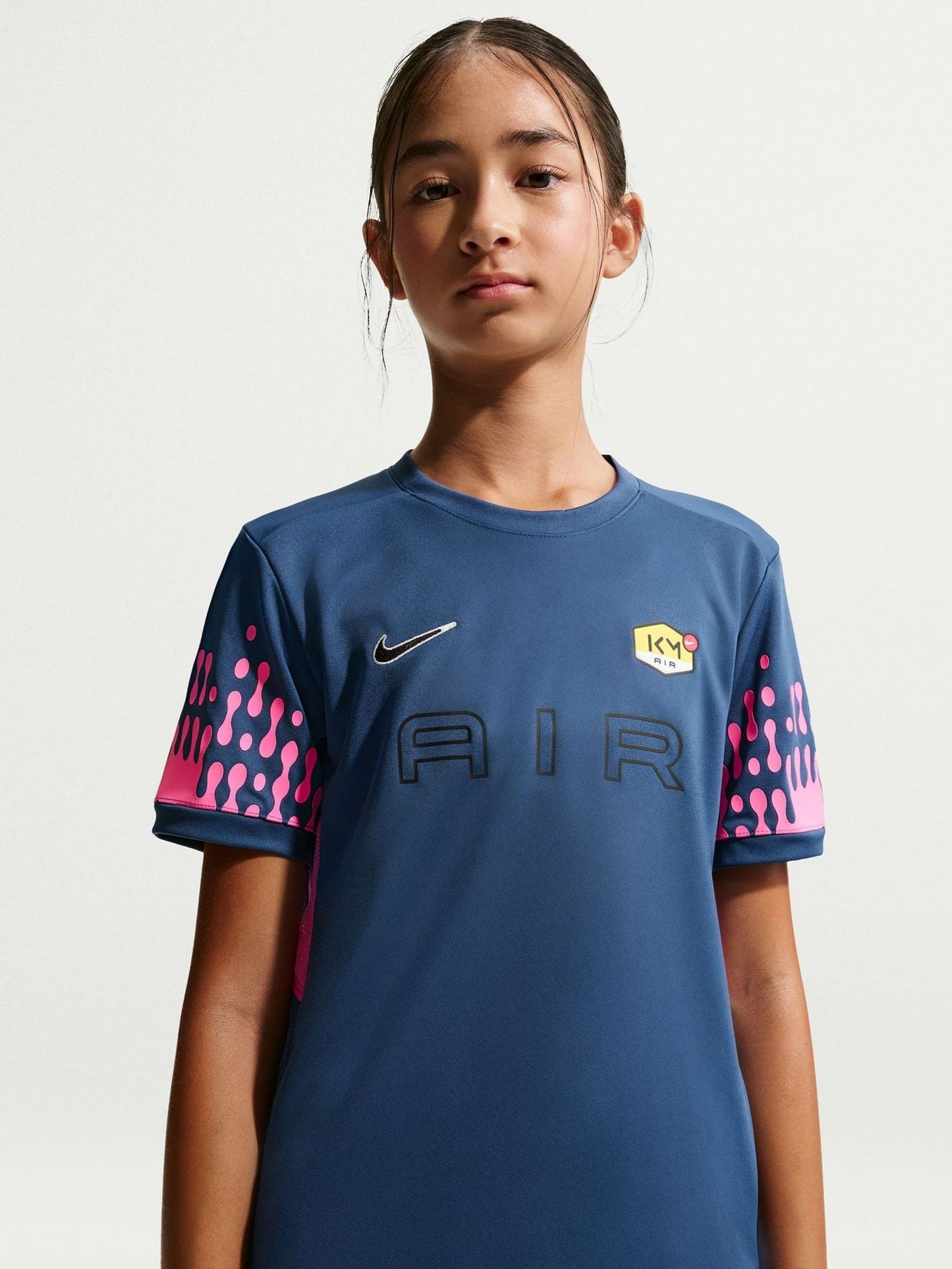 Dsiney Kidz - Nike Mystic Navy Kylian Mbappé Academy Dri-FIT Soccer T-Shirt image 3