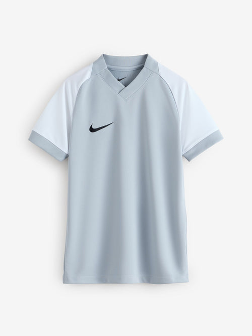 Dsiney Kidz - Nike Wolf Grey and Cream Natural Dri-FIT Challenge VI Football T-Shirt image 1