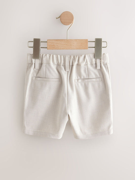 Neutral Formal Shorts (3mths-7yrs) image 2