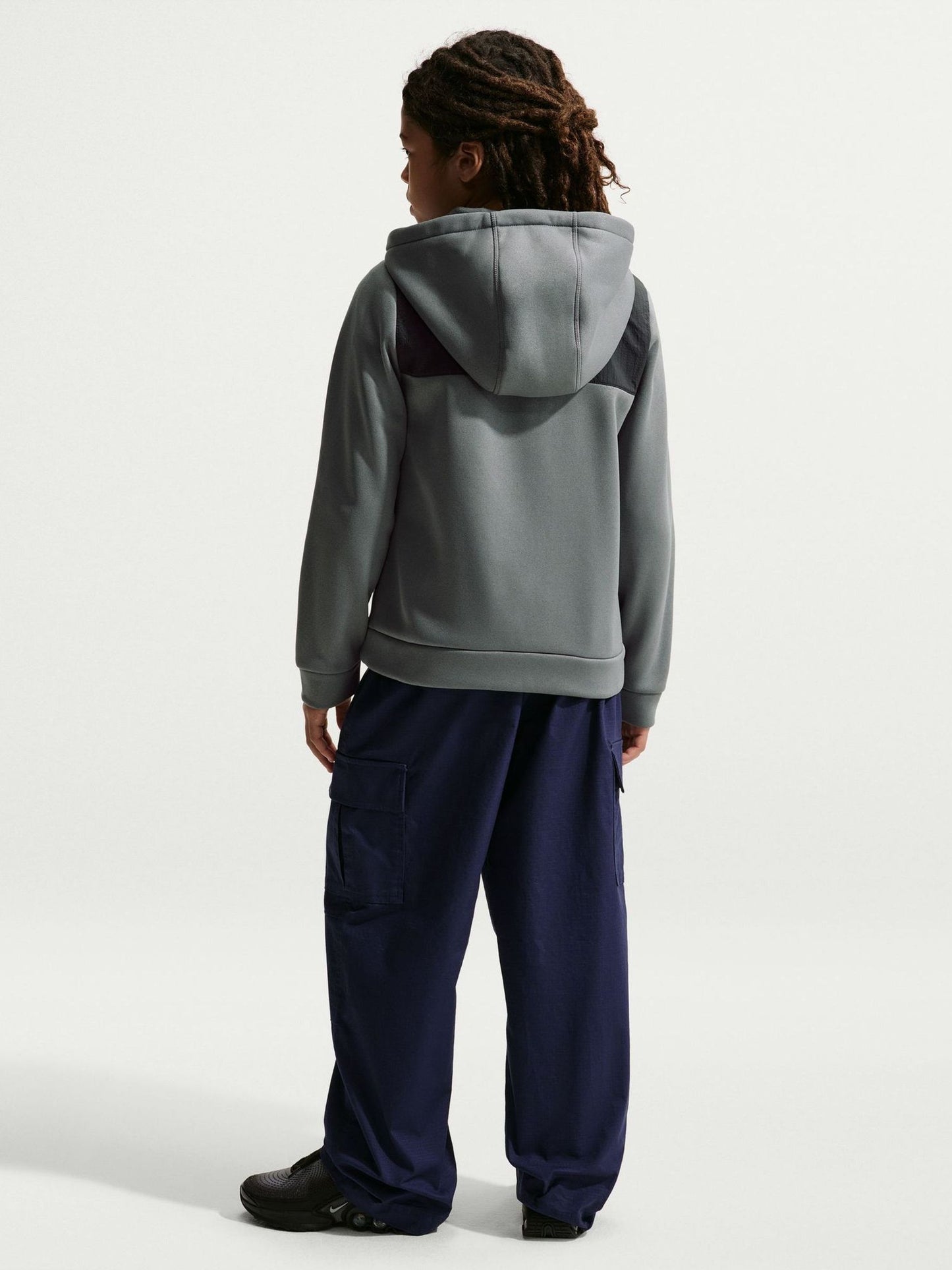 Dsiney Kidz - Nike Smoke Grey City Utility Full Zip Hoodie image 2