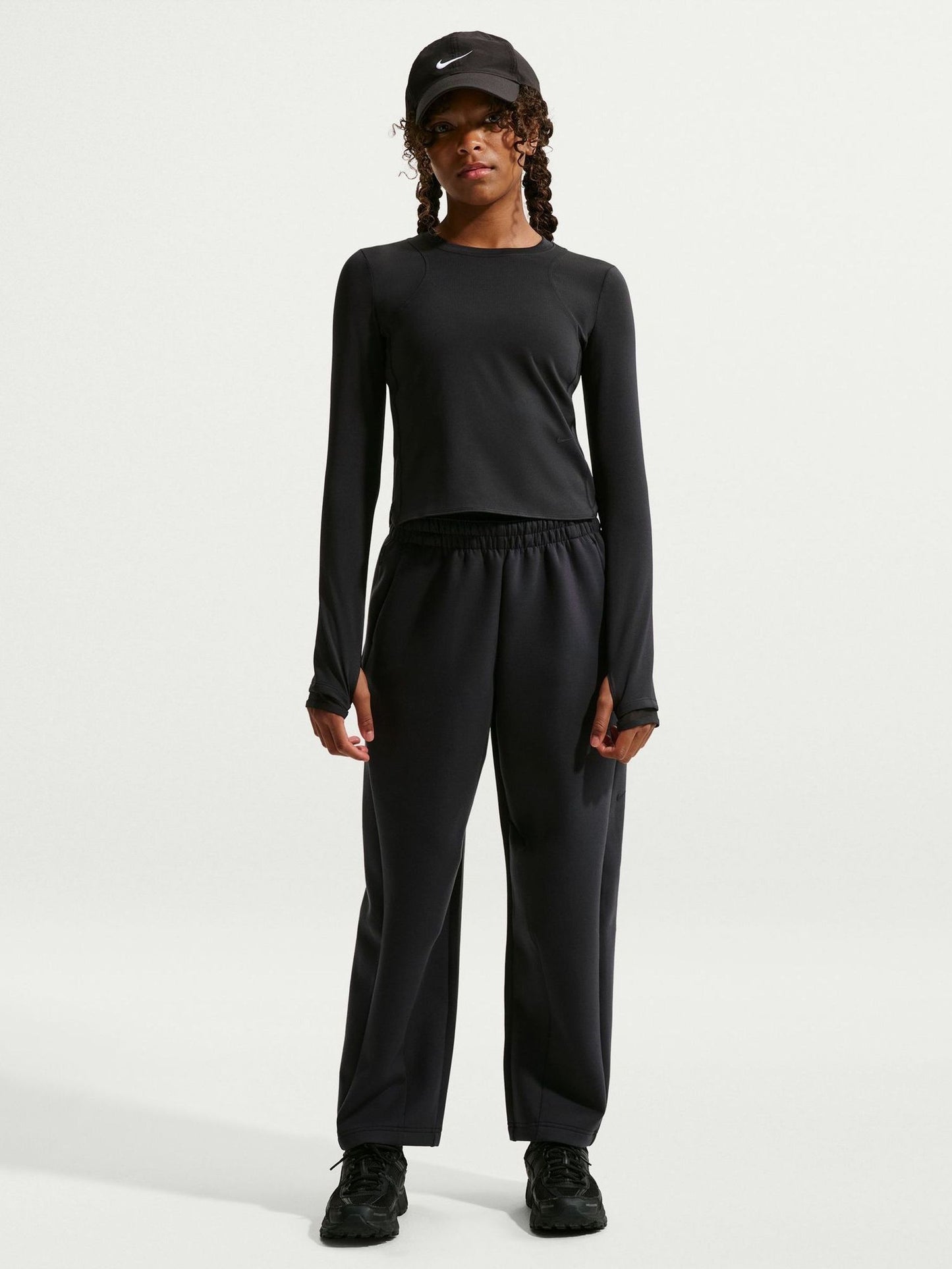 Dsiney Kidz - Nike Black Mavn Dri-FIT Knit Long Sleeve Top image 1
