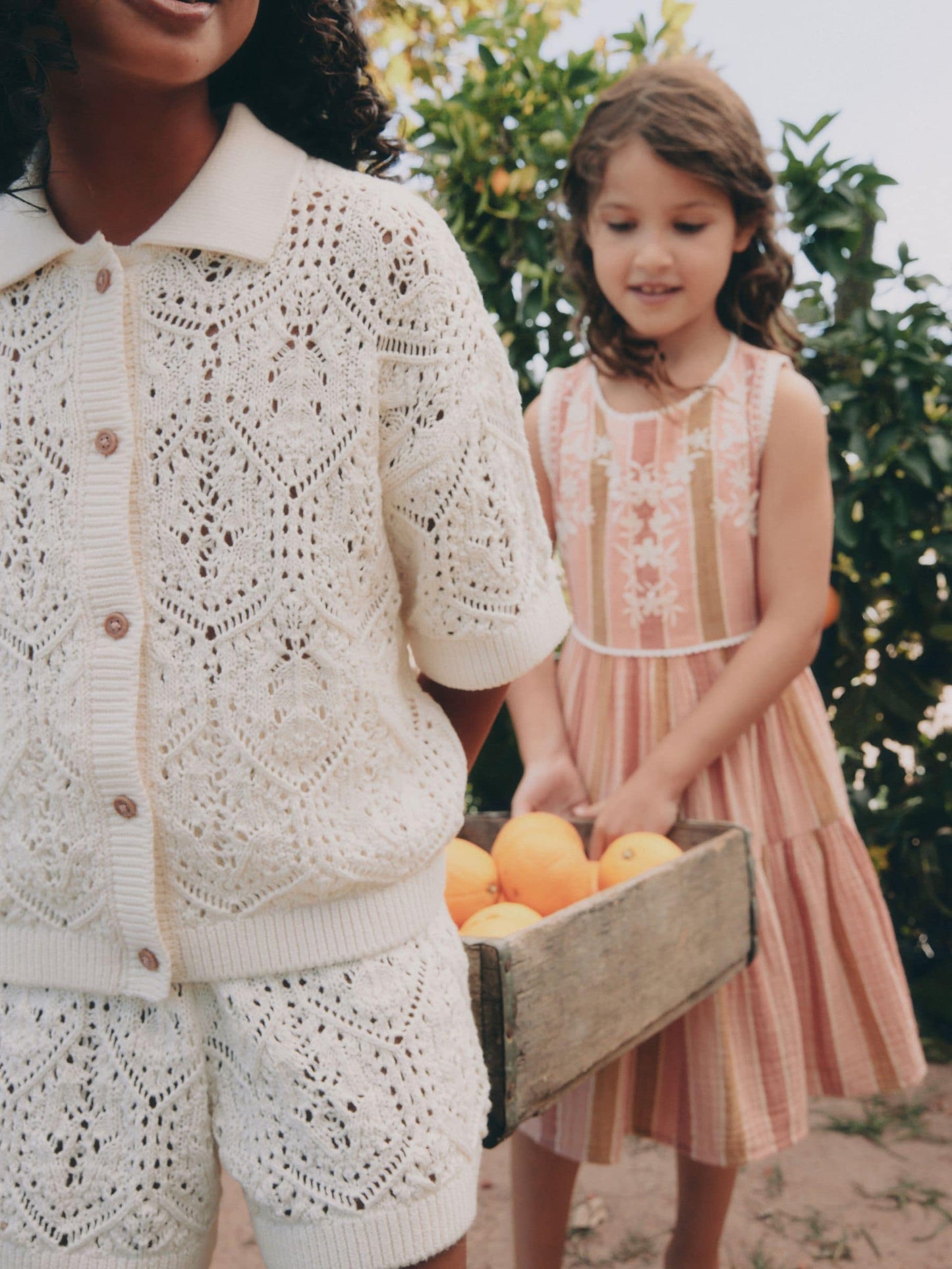 Dsiney Kidz - Cream Knitted Shirt & Shorts Set (3-16yrs) image 10