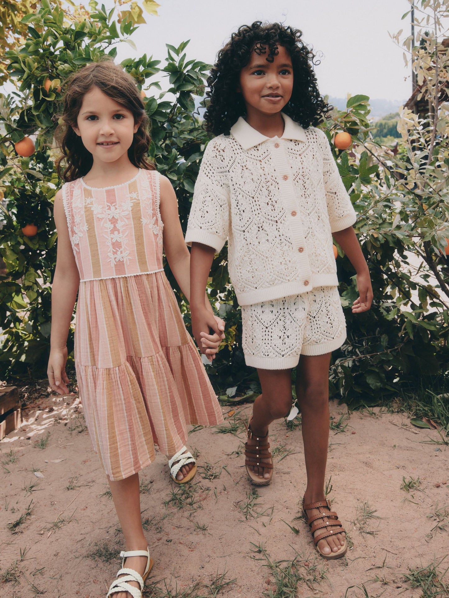 Dsiney Kidz - Cream Knitted Shirt & Shorts Set (3-16yrs) image 3