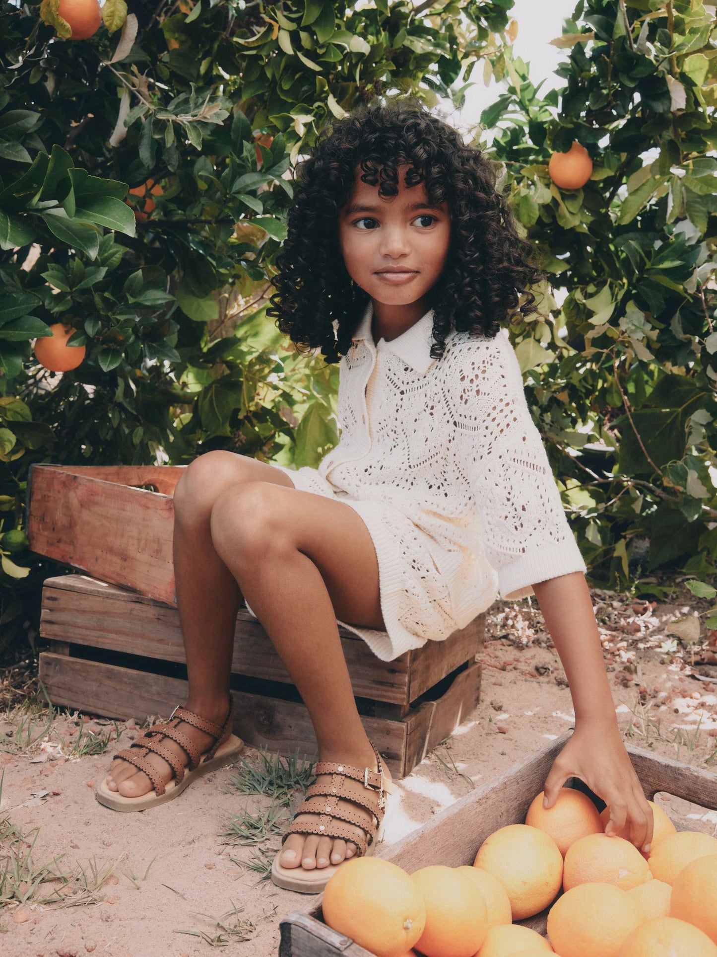 Dsiney Kidz - Cream Knitted Shirt & Shorts Set (3-16yrs) image 8
