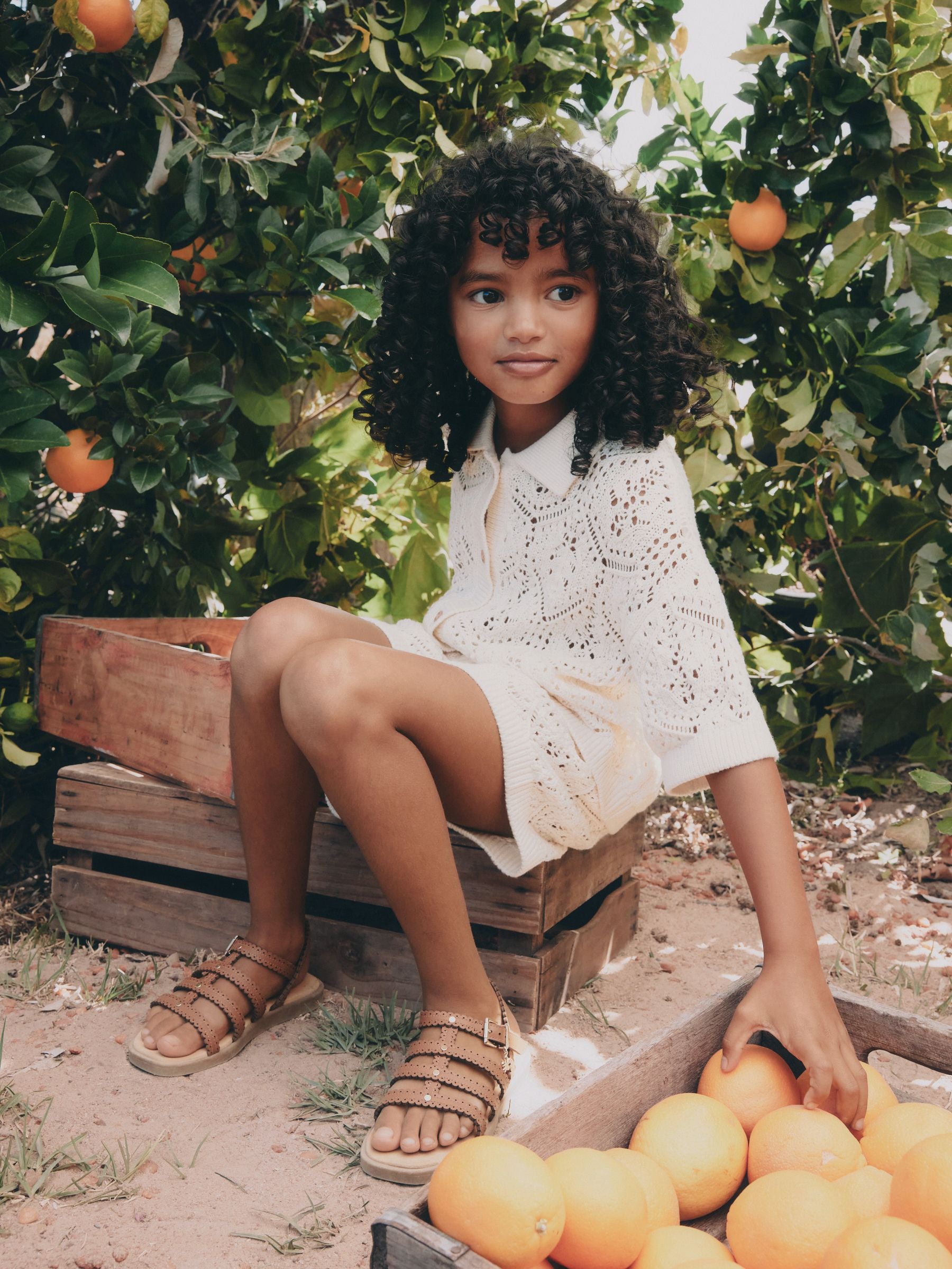 Dsiney Kidz - Cream Knitted Shirt & Shorts Set (3-16yrs) image 8