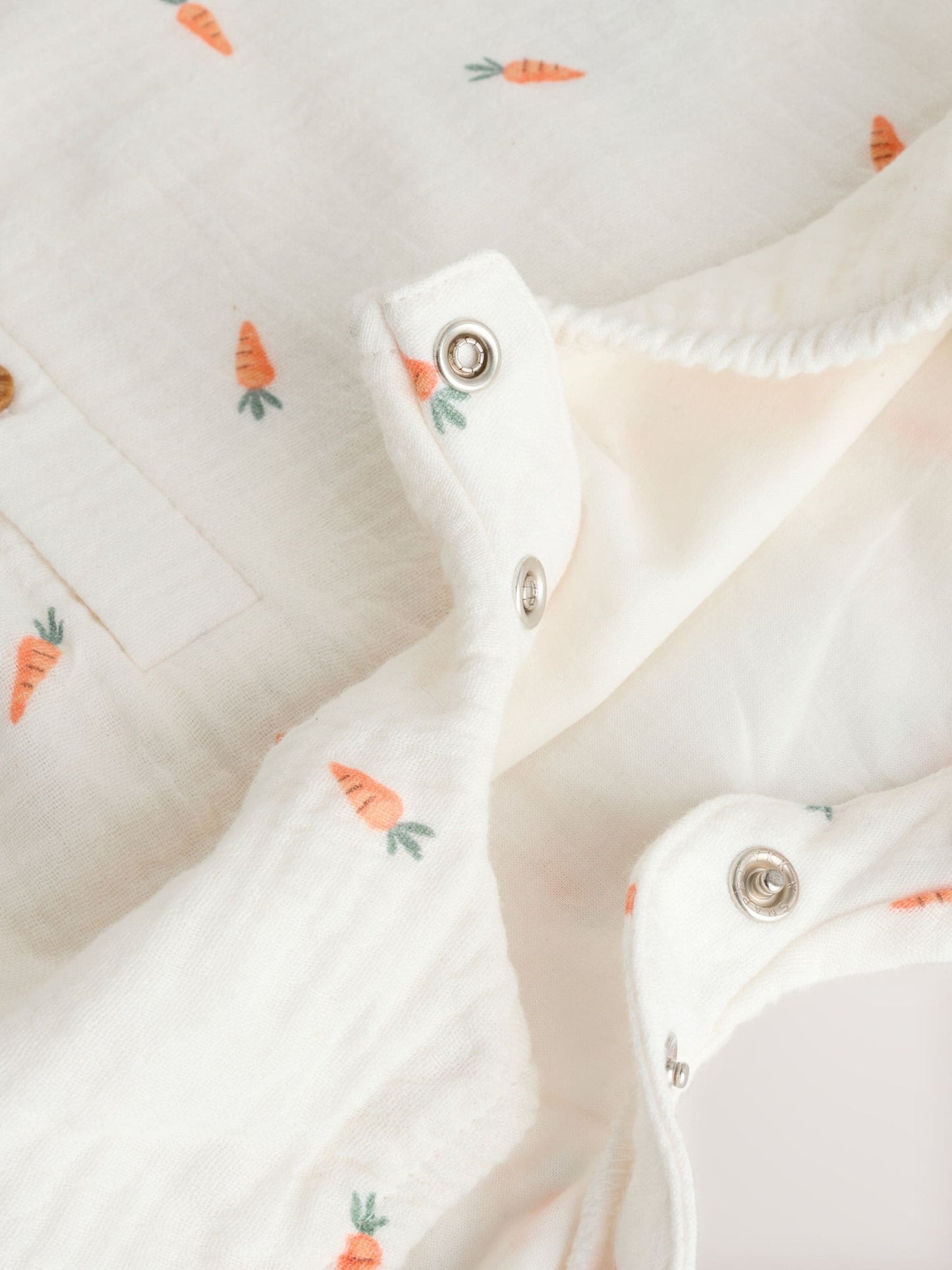 White Bunny Baby Woven Romper (0mths-3yrs) image 9