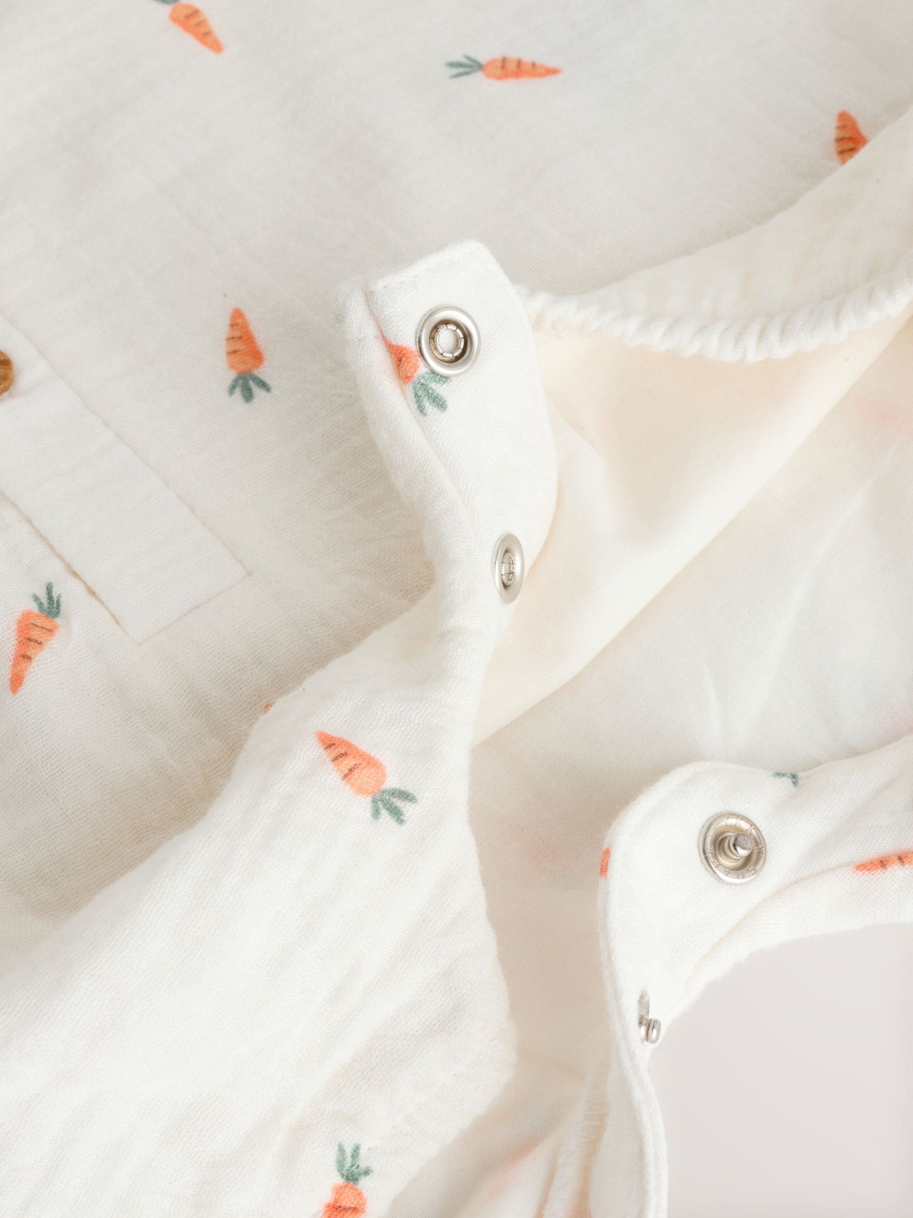 White Bunny Baby Woven Romper (0mths-3yrs) image 9