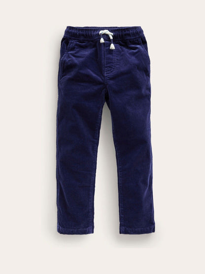 Boden Blue Slim Pull-on Trousers image 1
