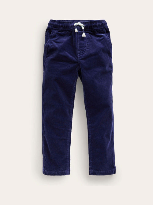 Boden Blue Slim Pull-on Trousers image 1