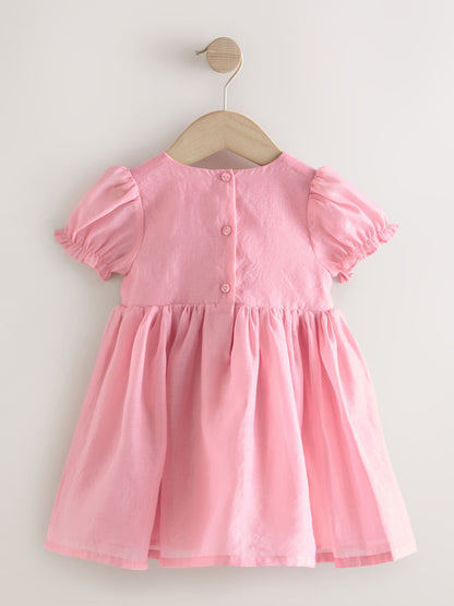 Pink Flower Corsage Dress (3mths-8yrs) image 5