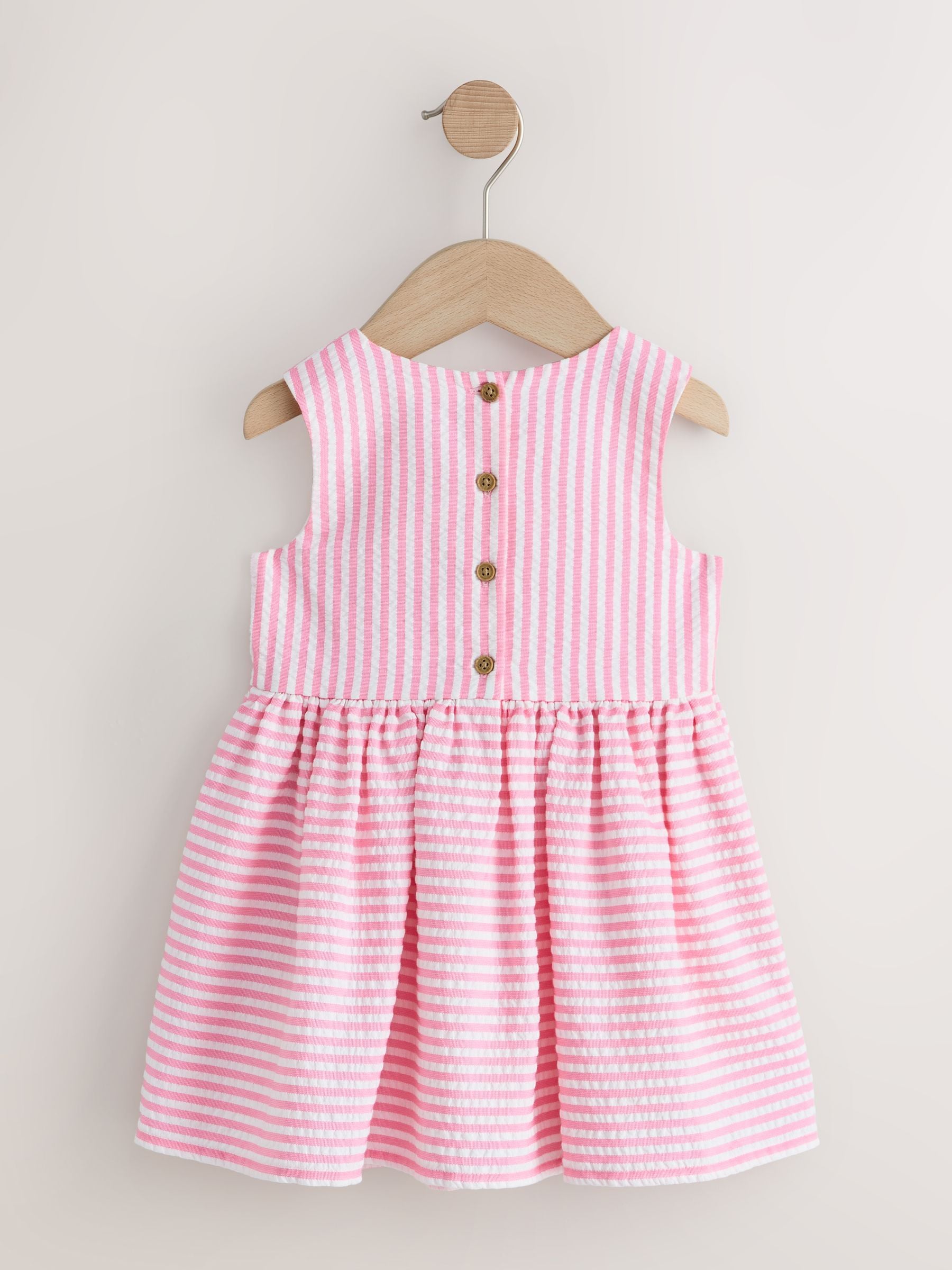 Pink Stripe Corsage Prom Dress (3mths-8yrs) image 6