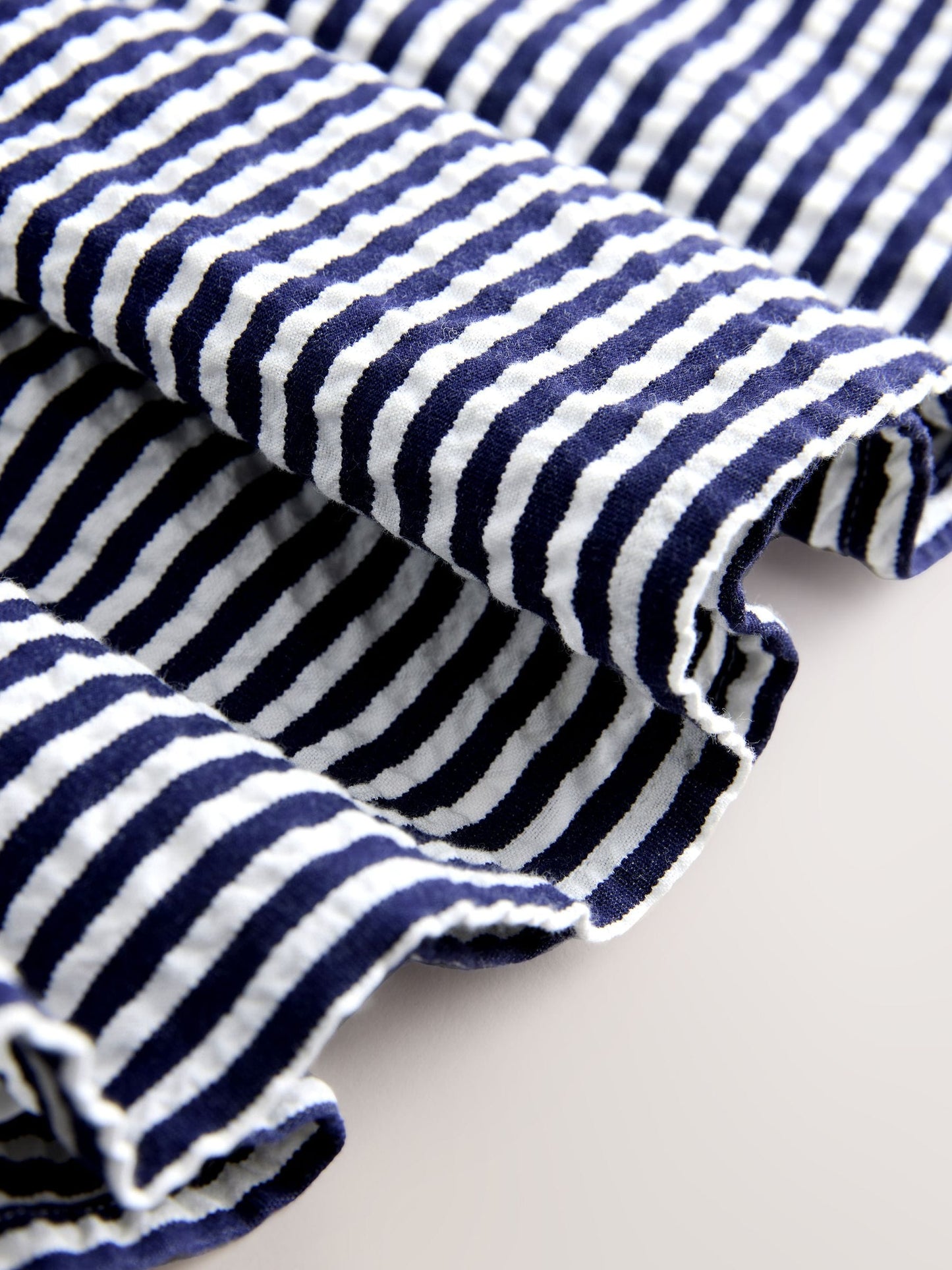 Navy Stripe Corsage Prom Dress (3mths-8yrs) image 7