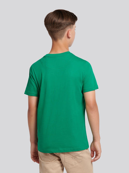 Dsiney Kidz - U.S. Polo Assn Green Double Horsemen Graphic Print T-Shirt image 4