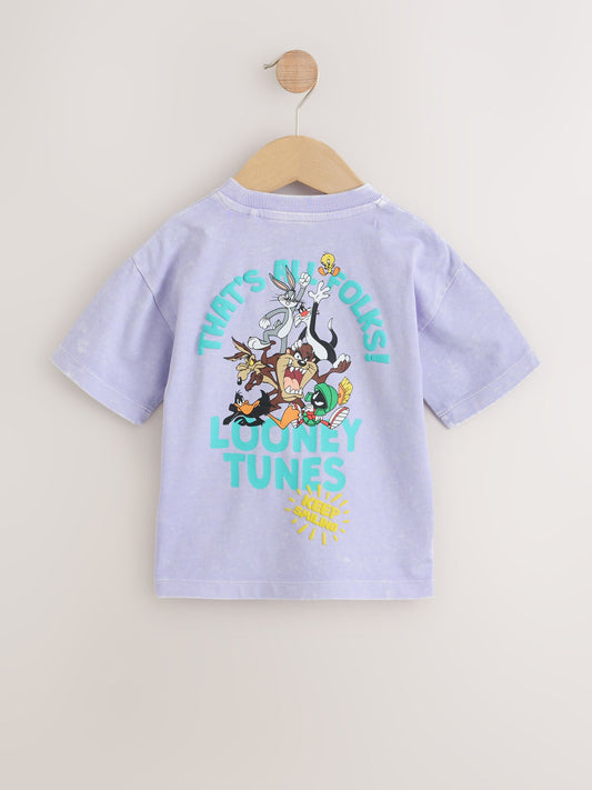 Purple Looney Tunes Short Sleeve T-Shirt (3mths-8yrs) image 2