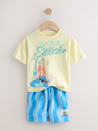Yellow Lilo & Stitch T-Shirt and Shorts Set (6mths-8yrs) image 6