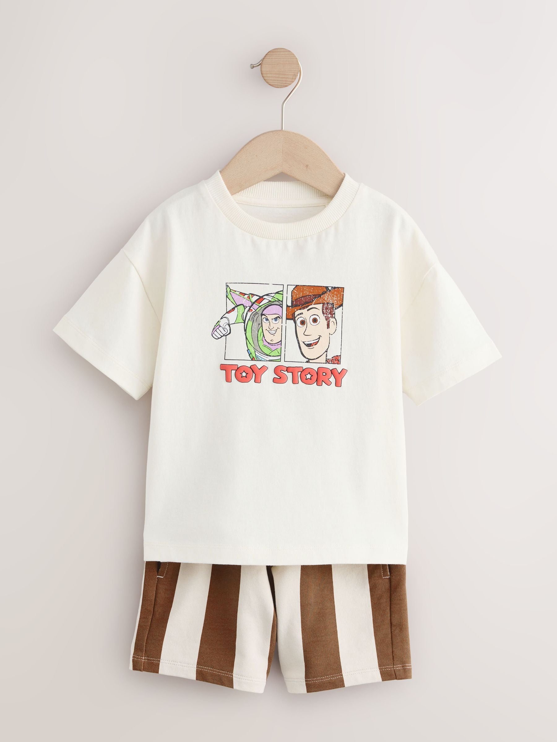 Ecru Toy Story T-Shirt and Shorts Set (3mths-8yrs) image 4