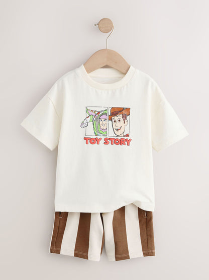 Ecru Toy Story T-Shirt and Shorts Set (3mths-8yrs) image 5