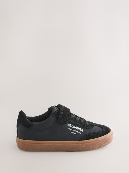 smALLSAINTS Black Ripstop Gum Sole Trainers image 2