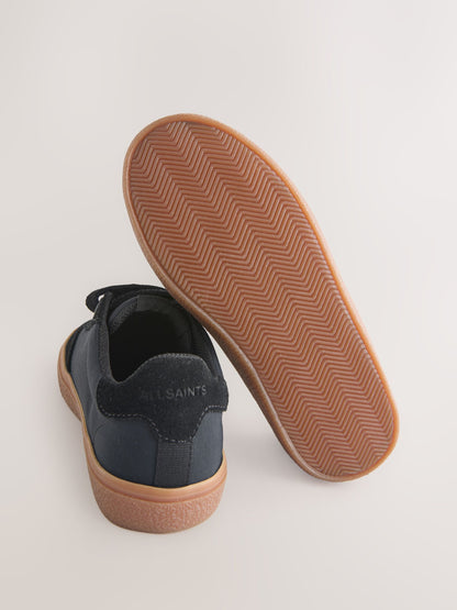 smALLSAINTS Black Ripstop Gum Sole Trainers image 4