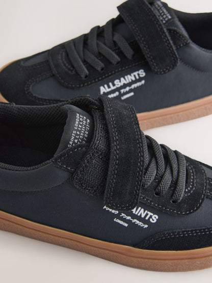 smALLSAINTS Black Ripstop Gum Sole Trainers image 5