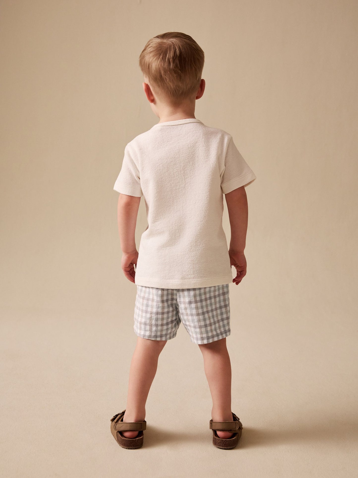 Dsiney Kidz - Pastel Gingham Linen Blend Chino Shorts (3mths-7yrs) image 3