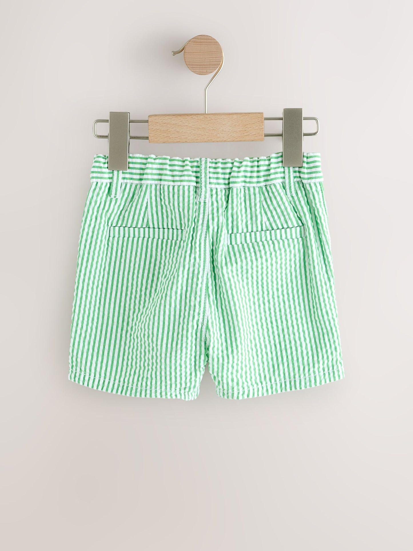Green/White Stripe Chino Shorts (3mths-7yrs) image 5