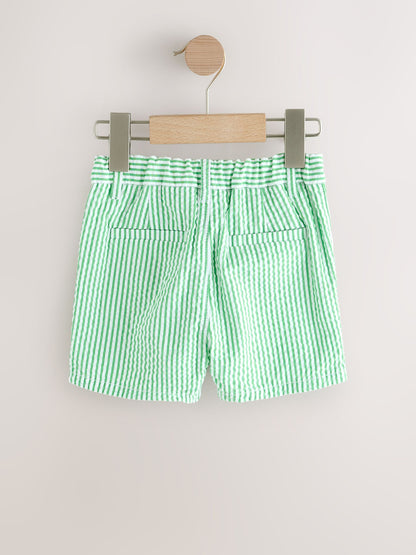 Green/White Stripe Chino Shorts (3mths-7yrs) image 5