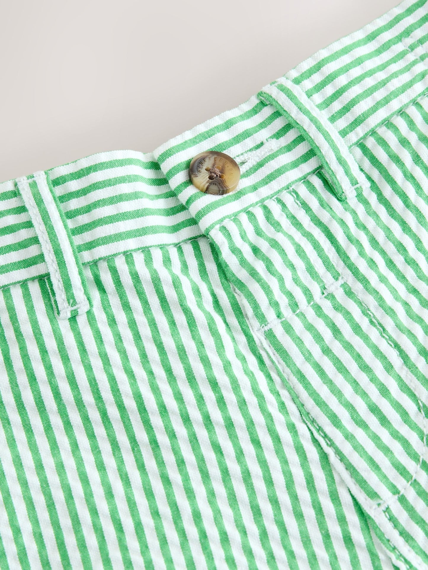 Green/White Stripe Chino Shorts (3mths-7yrs) image 6