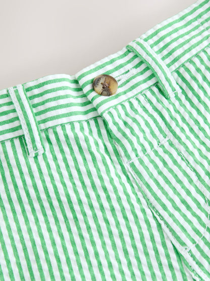 Green/White Stripe Chino Shorts (3mths-7yrs) image 6