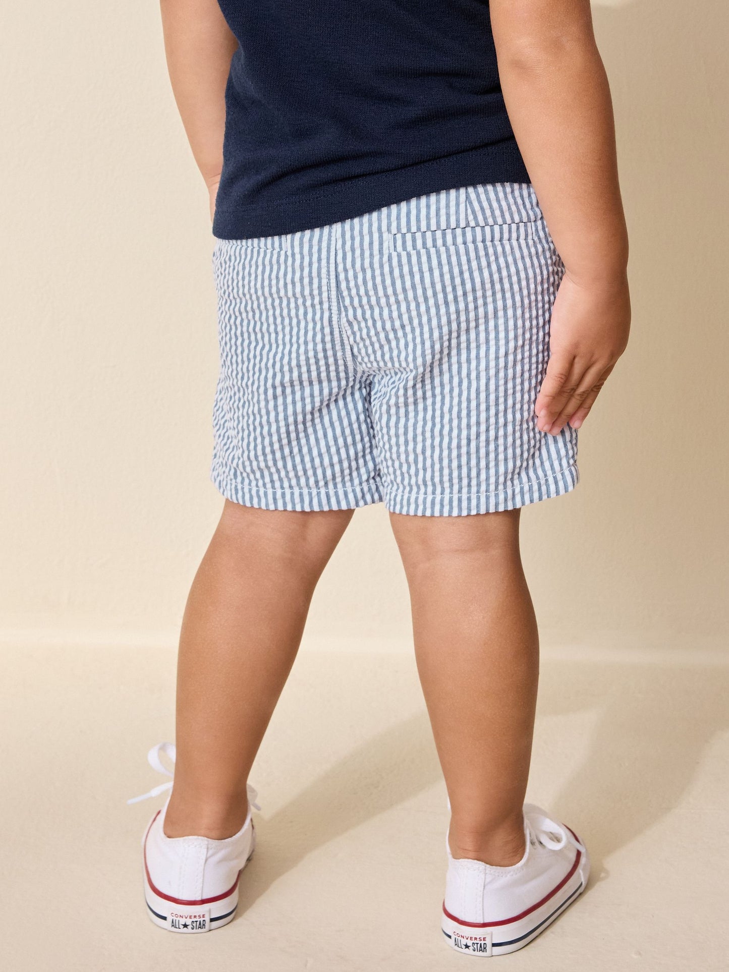 Dsiney Kidz - Blue/White Stripe Chino Shorts (3mths-7yrs) image 3