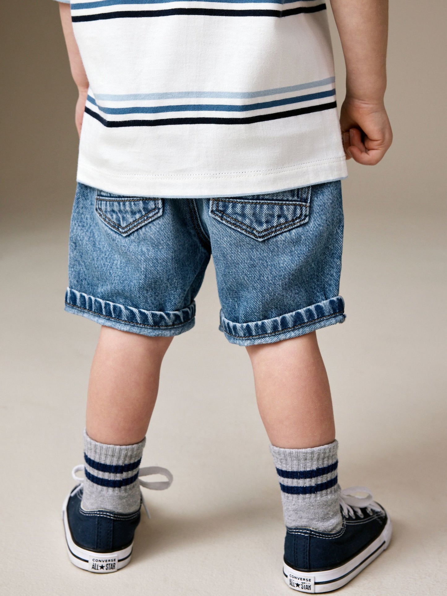Dsiney Kidz - Mid Blue Denim Shorts (3mths-7yrs) image 3