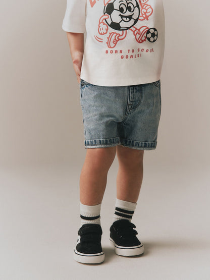 Dsiney Kidz - Light Blue Denim Shorts (3mths-7yrs) image 4