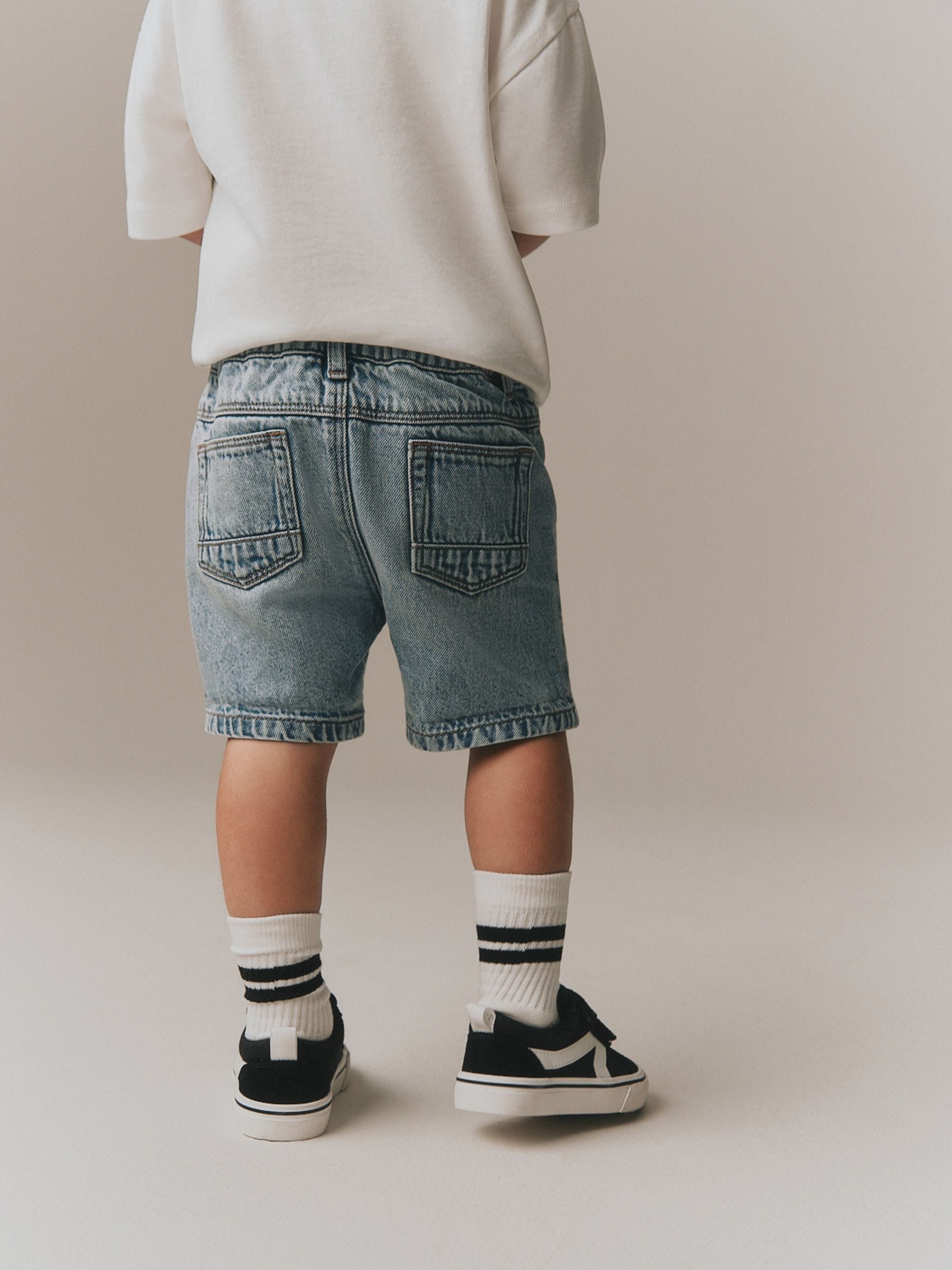 Dsiney Kidz - Light Blue Denim Shorts (3mths-7yrs) image 5