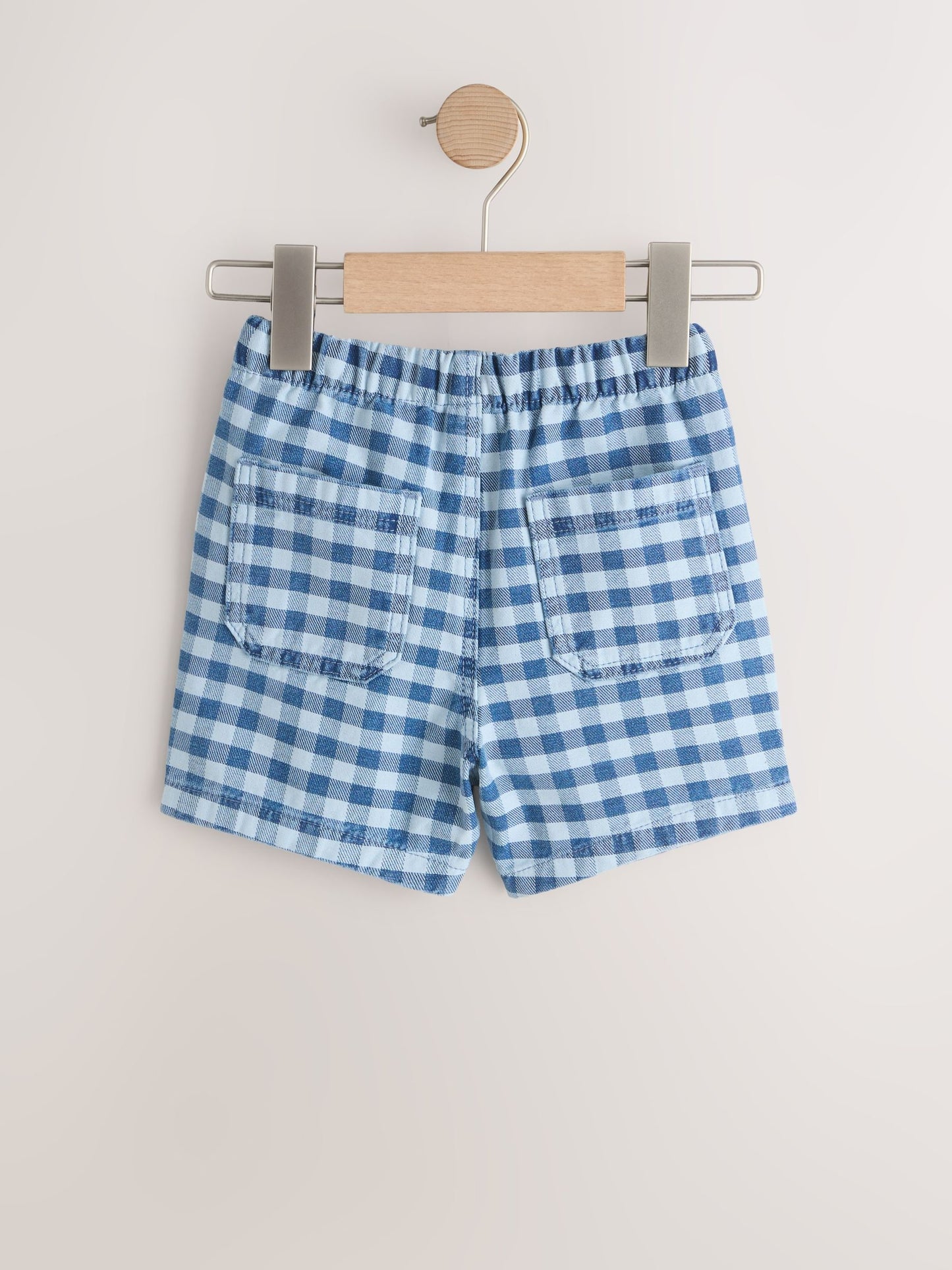 Dsiney Kidz - Blue Gingham Pull On Loose Denim Shorts (3mths-7yrs) image 7