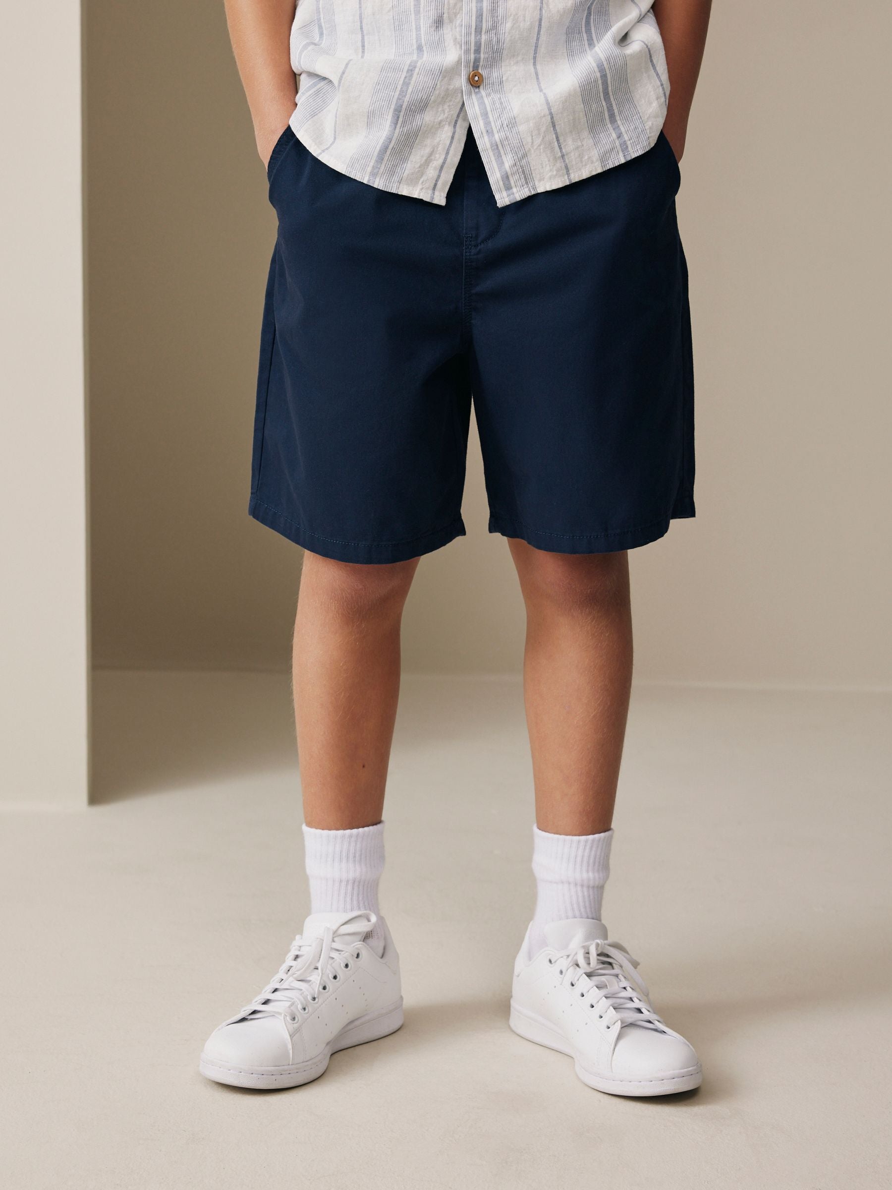 Dsiney Kidz - Navy Loose Fit Shorts (3-16yrs) image 1