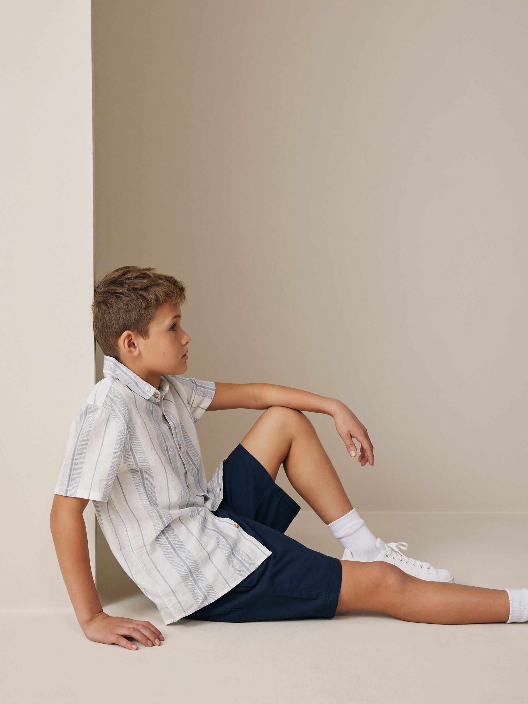 Dsiney Kidz - Navy Loose Fit Shorts (3-16yrs) image 3