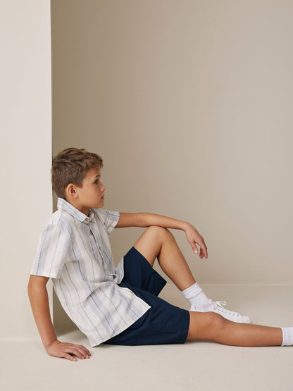 Dsiney Kidz - Navy Loose Fit Shorts (3-16yrs) image 3