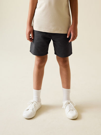 Dsiney Kidz - Charcoal Grey Regular Fit Chino Shorts (3-16yrs) image 1