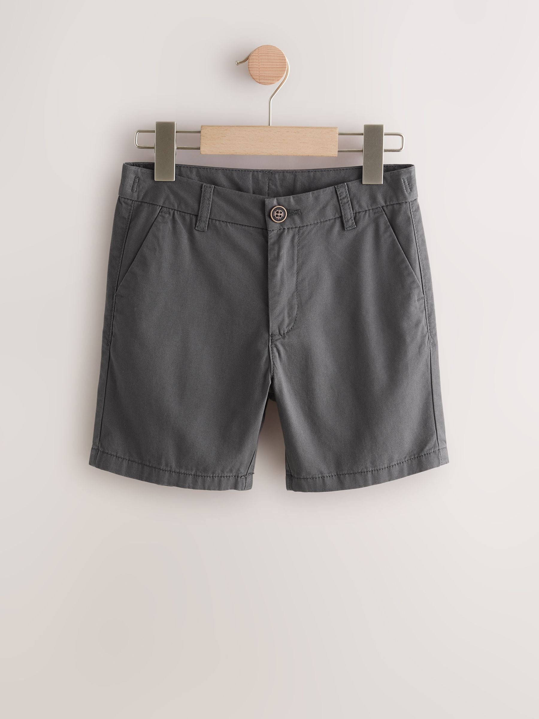 Dsiney Kidz - Charcoal Grey Regular Fit Chino Shorts (3-16yrs) image 4
