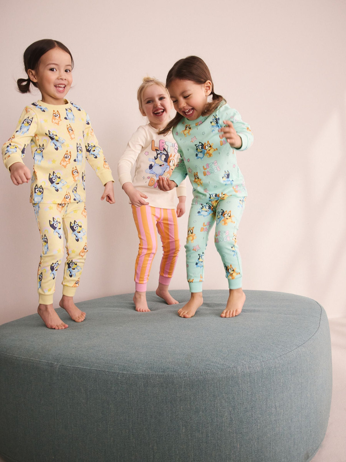 Blue/Yellow Snuggle Pyjamas 3 Pack (9mths-12yrs) - image 2