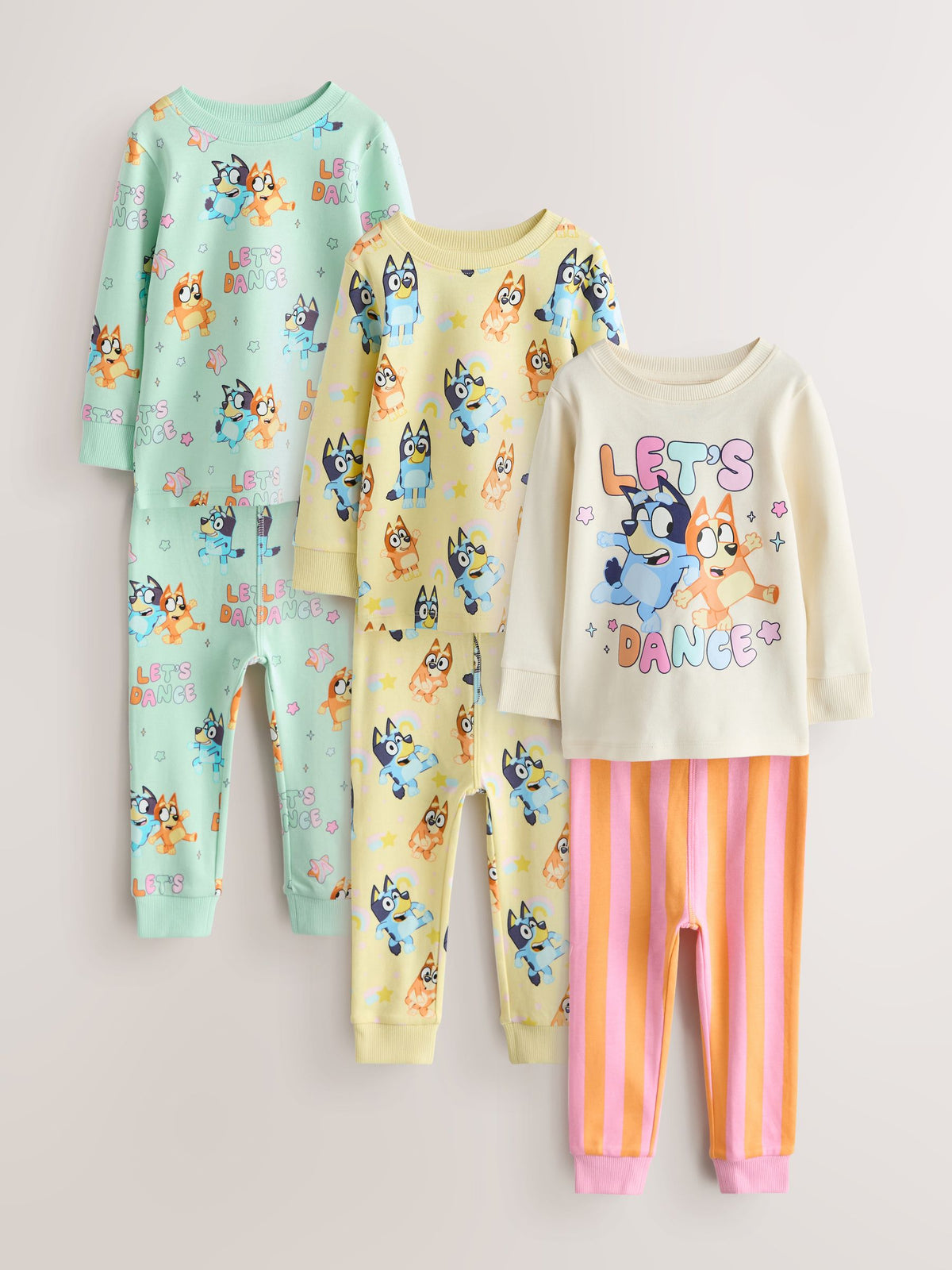 Blue/Yellow Snuggle Pyjamas 3 Pack (9mths-12yrs) - image 6