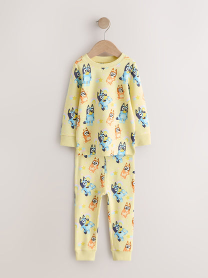 Blue/Yellow Snuggle Pyjamas 3 Pack (9mths-12yrs) - image 8