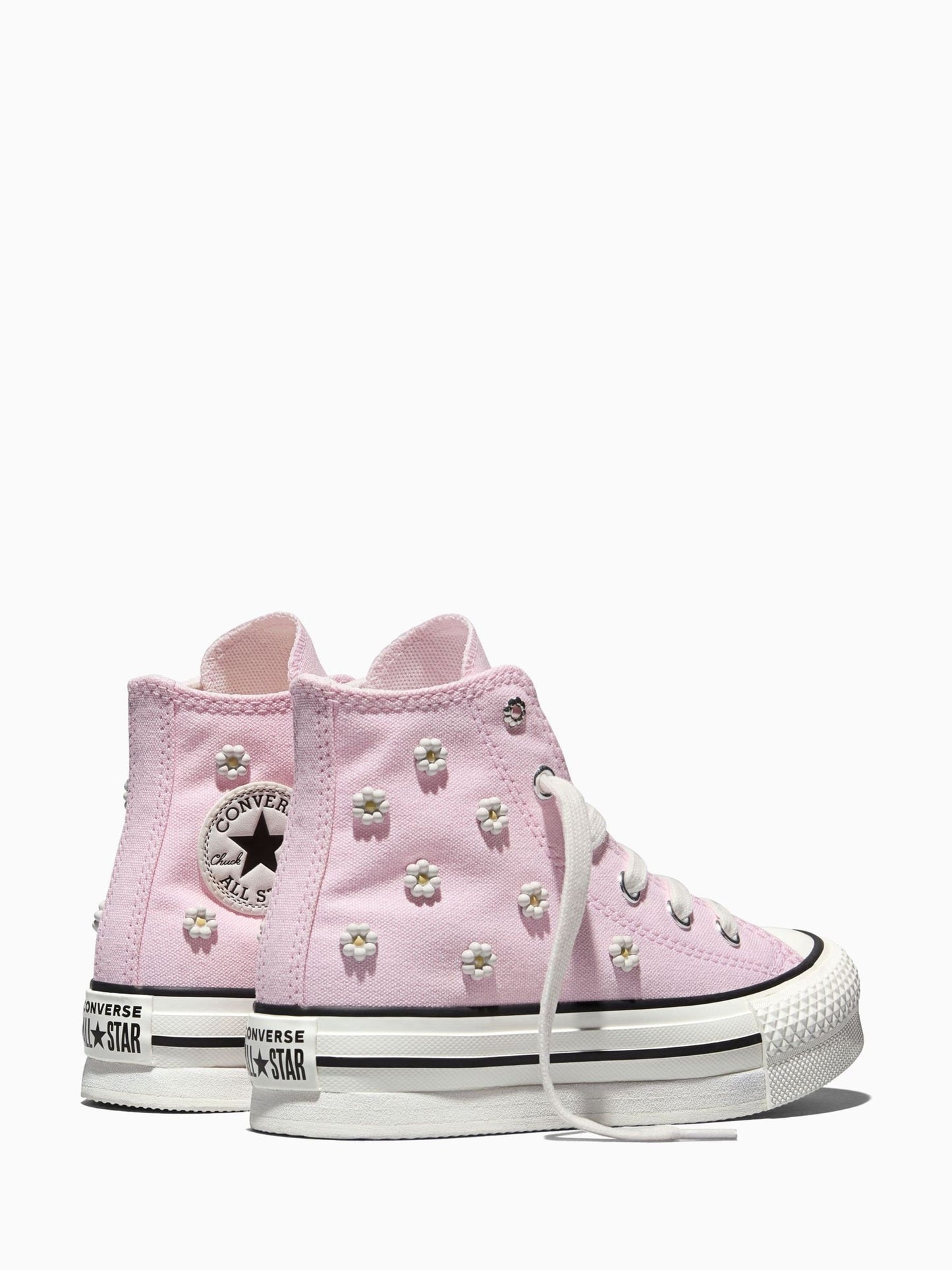 Converse Pink Chuck Taylor EVA Lift Beads Trainers image 4