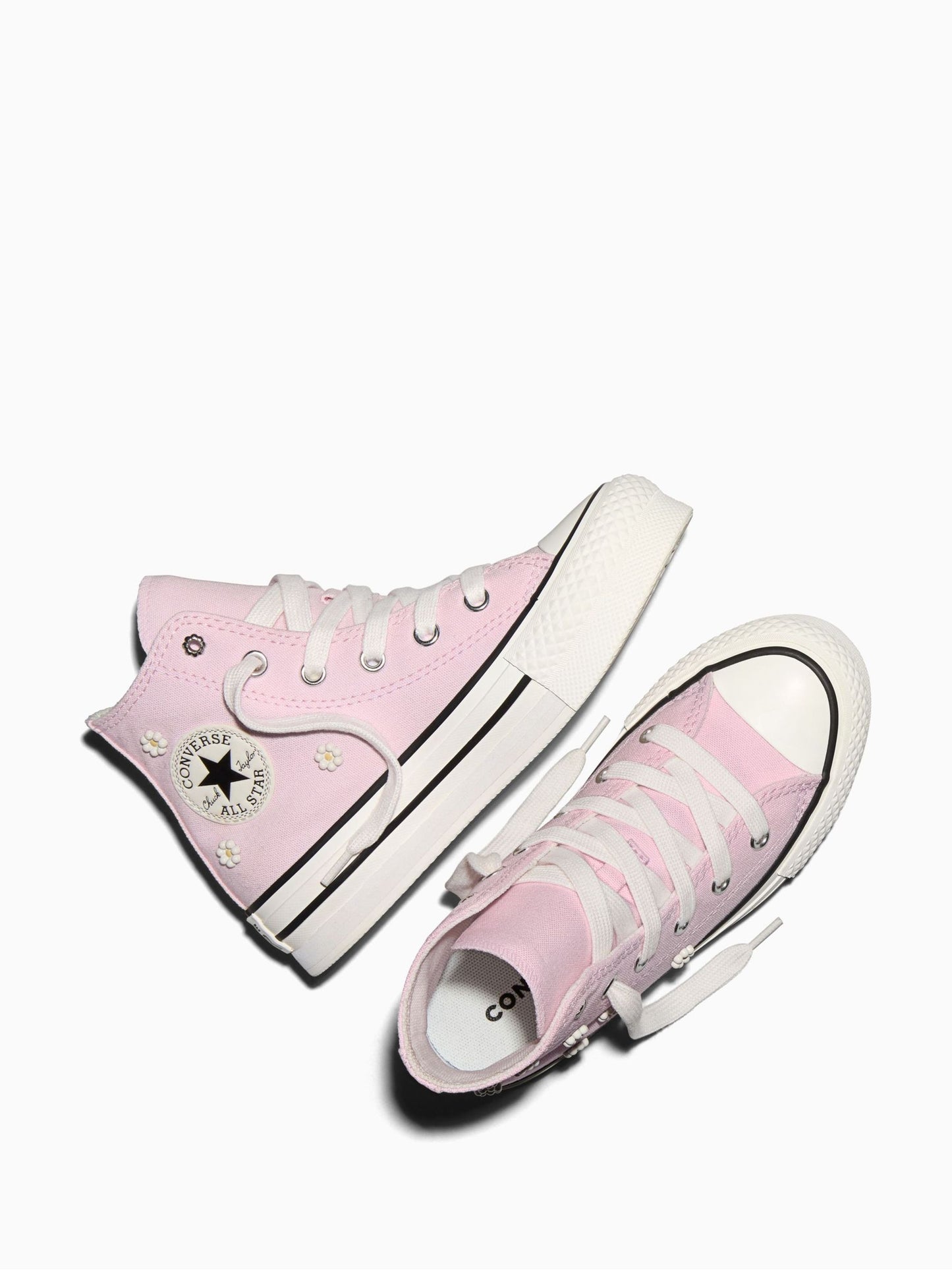 Converse Pink Chuck Taylor EVA Lift Beads Trainers image 5