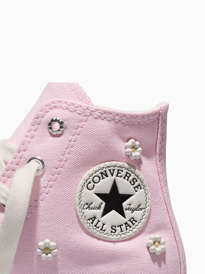 Converse Pink Chuck Taylor EVA Lift Beads Trainers image 7